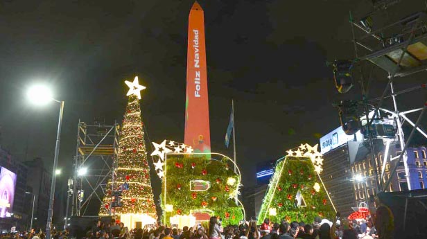 Buenos Aires se ilumina en Nochebuena: los árboles de Navidad que se pueden visitar gratis