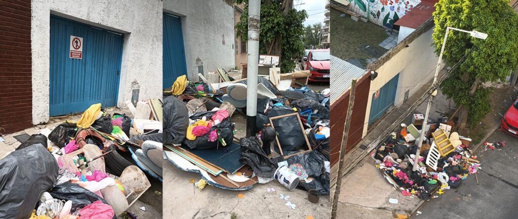 Reclamo vecinal por residuos en Brandsen al 5800